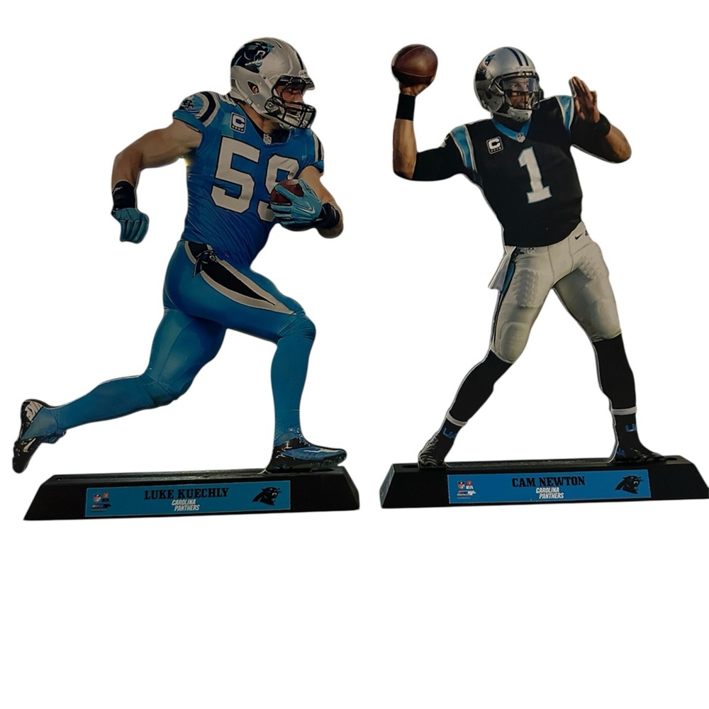 Carolina Panthers wooden Player home Decor